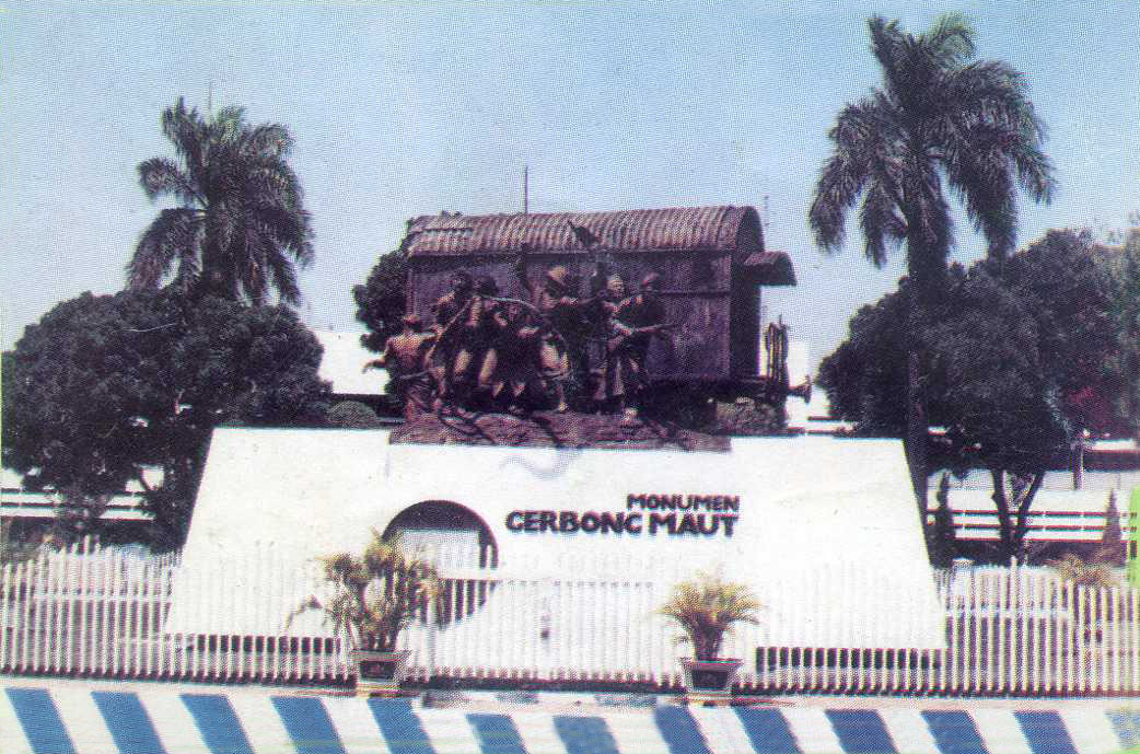 Ilustrasi Monumen Gerbong Maut.