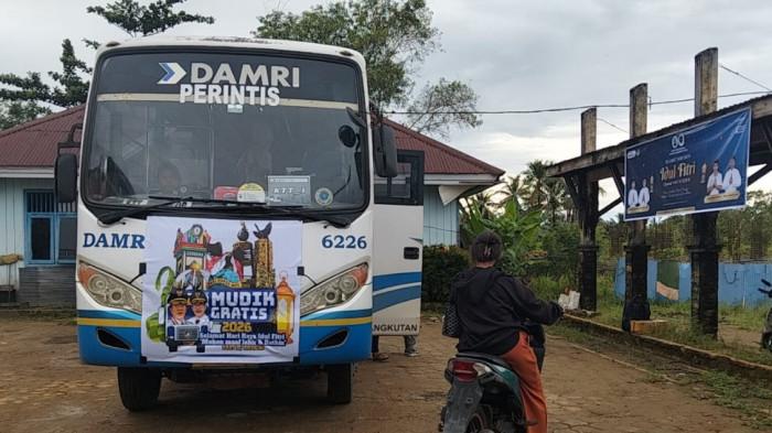 JADWAL DAMRI - Bus Damri akan berangkat melalui Terminal di Jalan Perintis, Tideng Pale, Kecamatan Sesayap, KTT, Kaltara, pada Kamis (26/3/2026). Catat Jadwal Damri dan harga tiket Bus Damri Tana Tidung ke Tanjung Selor dan Malinau.  (TribunKaltara.com / Rismayanti)