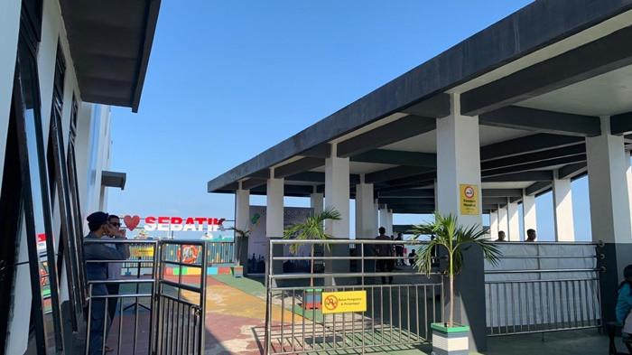 Pelabuhan Sungai Nyamuk yang berada di Desa Pancang, Kecamatan Sebatik Utara