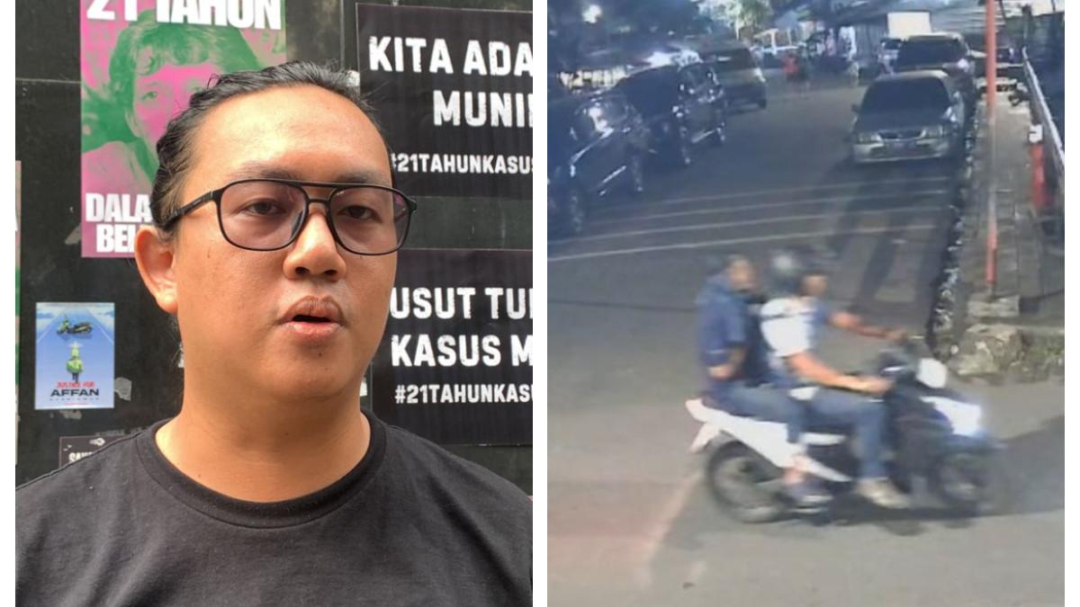 KORBAN PENYIRAMAN AIR KERAS - Wakil Koordinator KontraS Andrie Yunus menjadi korban penyiraman air keras di Jakarta Pusat usai menghadiri kegiatan diskusi di kantor YLBHI, Kamis (12/3/2026) malam.