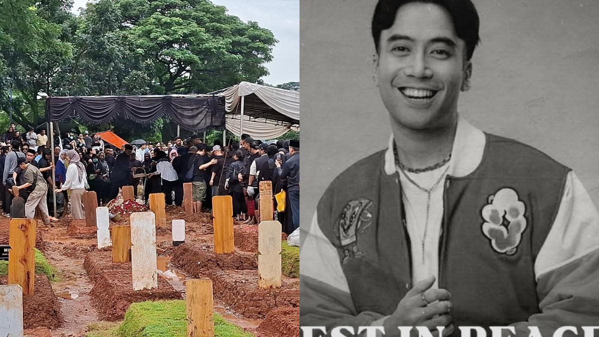 VIDI ALDIANO MENINGGAL - Vidi Aldiano dimakamkan pada Minggu (8/3/2026). Suasana pemakaman Vidi Aldiano 'ditemani' hujan rintik-rintik