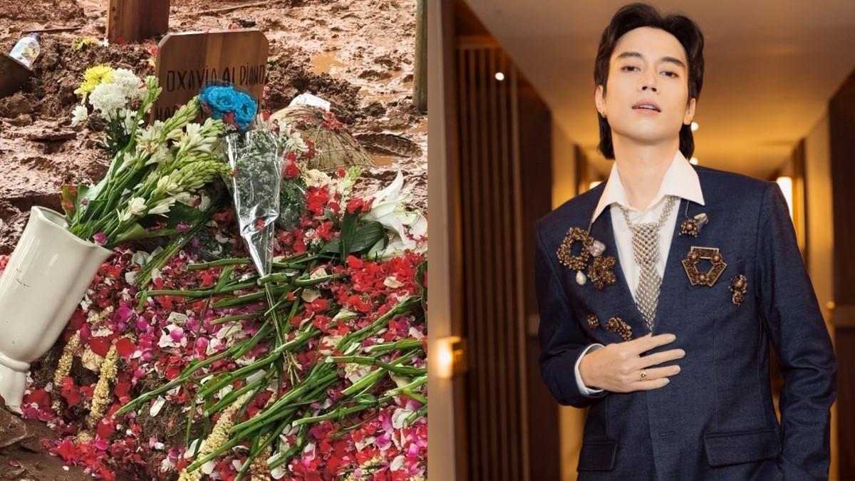 Makam Vidi Aldiano tak pernah sepi peziarah, terbaru Fitri Tropica tampak ziara ke makam sang mendiang.