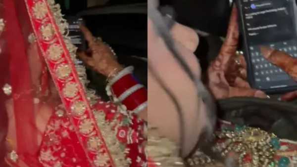 Viral Video: The bride applied for a job on the wedding day, the video went viral and showed such a scene