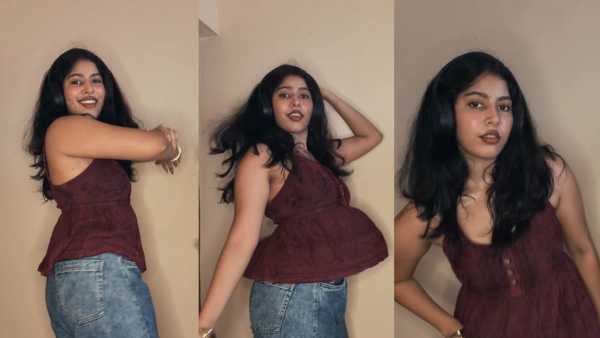 Girl did a strong dance on Trading song, perfect dance moves and expression won people's hearts