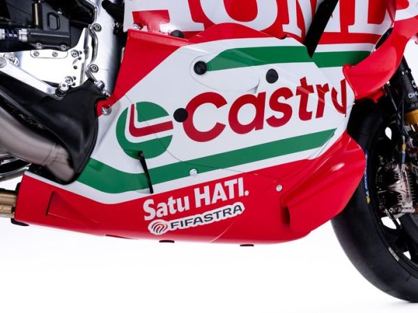 Logo FIFASTRA terlihat pada bodi motor balap Honda Racing Corporation (HRC) Factory Team sebagai bagian dari bentuk kerja sama FIFGROUP pada ajang MotoGP 2026.