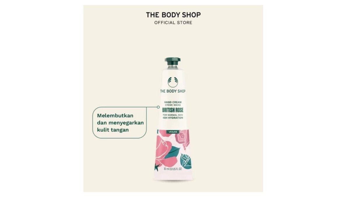 Ilustarsi varian The Body Shop British Rose Hand Cream 