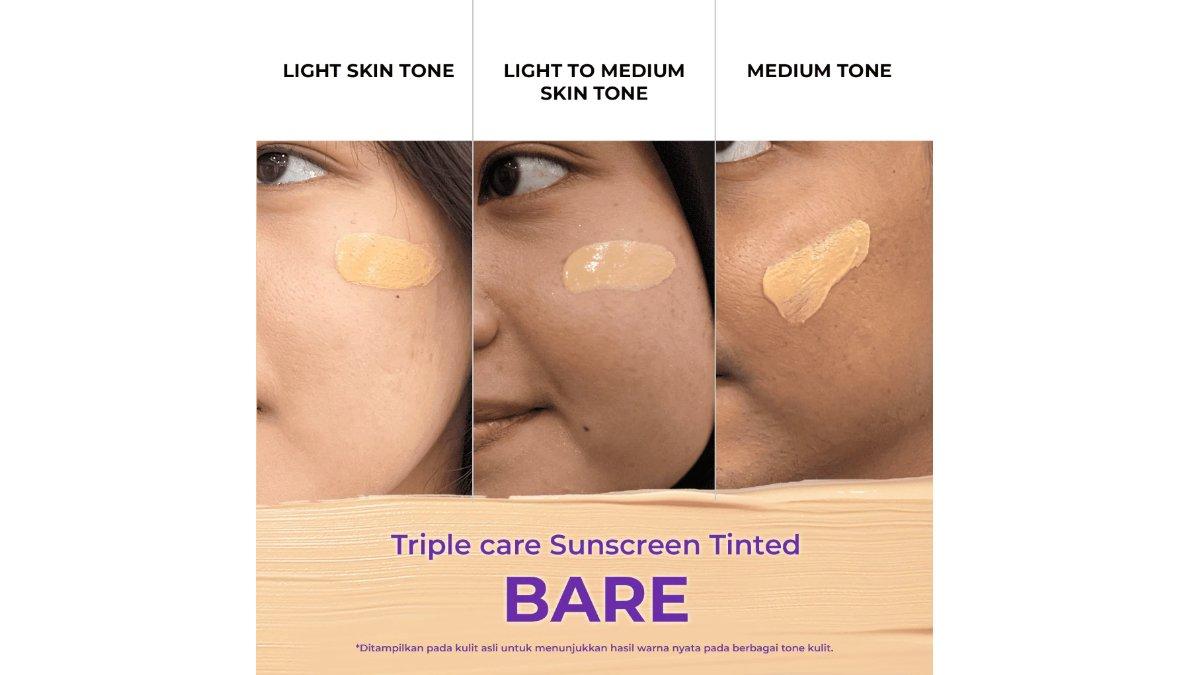Facetology Triple Care Sunscreen Tinted