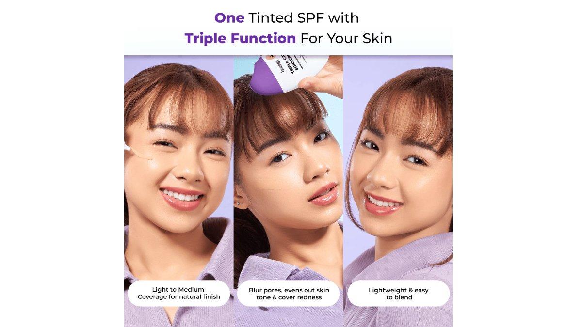 Facetology Triple Care Sunscreen Tinted