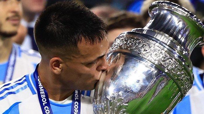 Momen Lautaro Martinez bawa Argentina juara Copa America 2024.