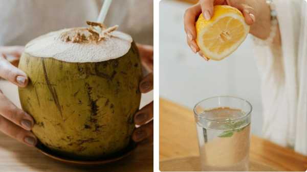 Coconut Water With Lemon (1)