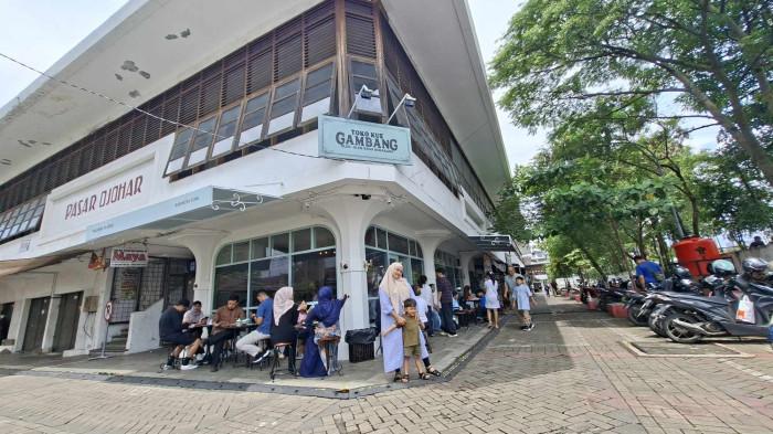 TOKO KUE GAMBANG - Toko kue ganjel rel yang berlokasi di Johar Utara Kota Semarang/TRIBUNJATENG/REZANDA AKBAR D.