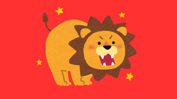 ILUSTRASI SHIO MACAN - Lambang Shio Macan yang dibuat di Canva pada Kamis (5/6/2025).