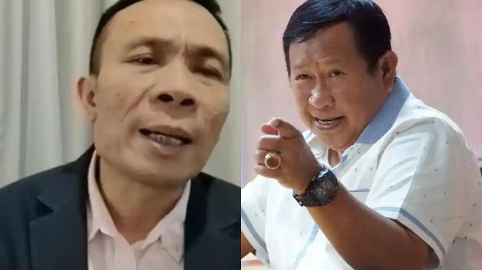 BEDA - (Kiri) Dalam video klarifikasi di kanal YouTube Balige Academy, Rabu, (11/3/2026).(Kanan) Mantan Kabareskrim Komjen Pol (Purn) Susno Duadji saat Wawancara Eksklusif di Studio Tribun Network, Jakarta, Senin (22/8/2022)