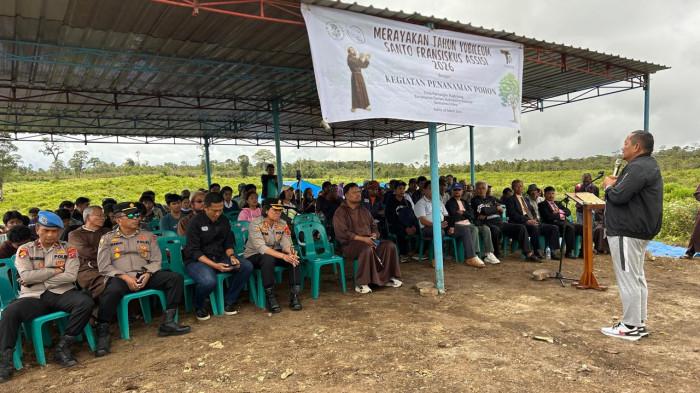 sebagai bentuk dukungan terhadap upaya pemulihan hutan