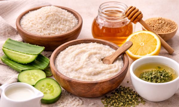 DIY कोरियन फेस मास्क