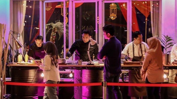 Chef Collaboration antara Chef Dimas – Executive Chef Canting Londo Kitchen – Hotel Solia Zigna, dengan Chef Brian Wicaksono – Juara ke 2 Master Chef Indonesia Season ke-3 menutup acara Ragam Rasa Iftar Ramadhan.