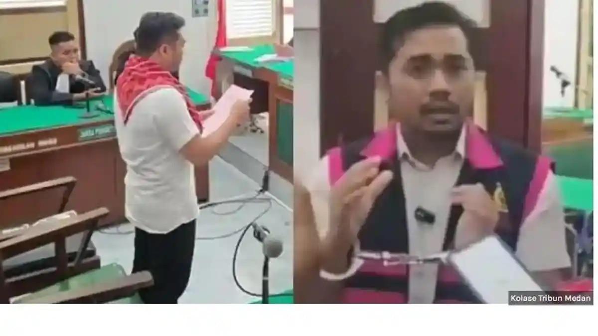 POLEMIK - Amsal Christy Sitepu, seorang videografer profesional, kini harus duduk di kursi pesakitan setelah proyek pembuatan video profil untuk 20 desa di Kabupaten Karo, Sumatera Utara, berujung pada dakwaan tindak pidana korupsi.