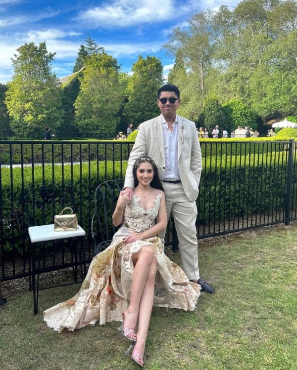 Johnathans youngest son, William Hieu Nguyen, and his girlfriend, Marie Tram Anh. Photo from Instagram/@travelwithmarieee