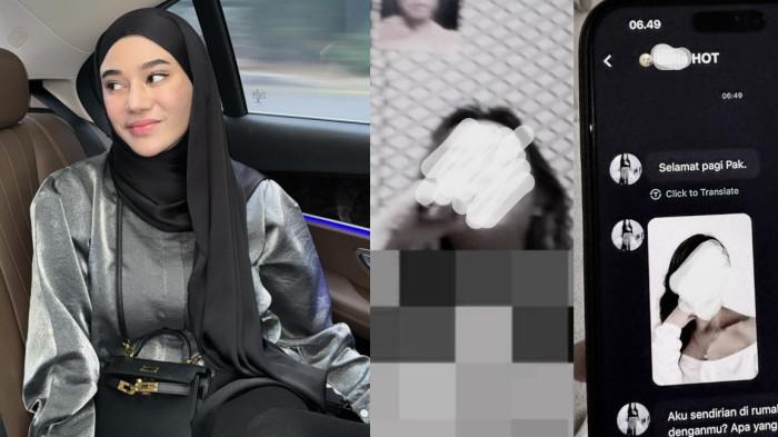 UNGGAH BUKTI - Kolase potret Clara Shinta dan bukti dugaan perselingkuhan sang suami dicapture Senin (30/3/2026).