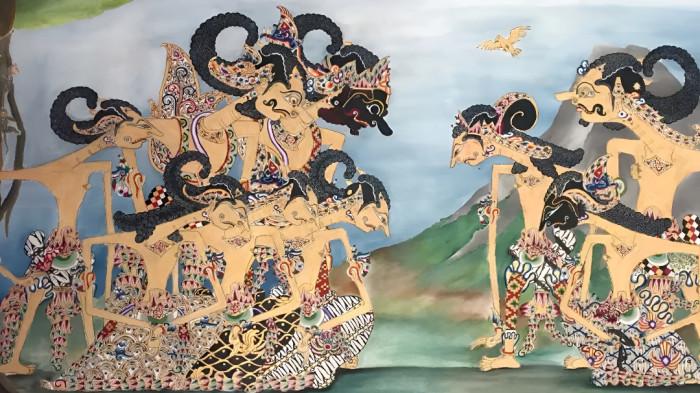 TOKOH WAYANG- Ilustrasi sejumlah tokoh dalam cerita pewayangan.