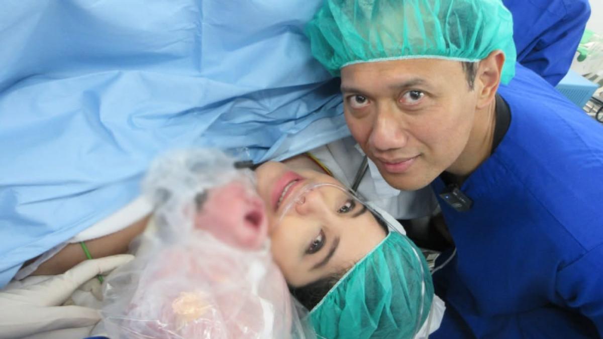 ANNISA POHAN LAHIRAN - Annisa Pohan melahirkan anak kedua pada Sabtu (29/3/2026). AHY setia mendampingi sang istri.