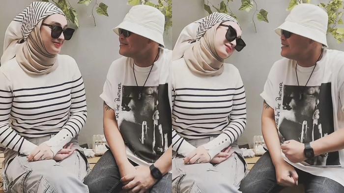 RENCANA MENIKAH - Komedian Sule dan Santyka Fauziah dicapture Minggu (28/9/2025).