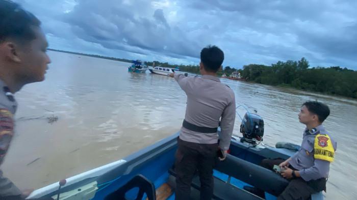 PENCARIAN ABK TERJATUH - Pencairan ABK speedboat reguler Habibi Express yang terjatuh di Sungai Sesayap, Kabupaten Tana Tidung, Kaltara, Kamis (19/3/2026).