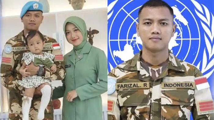 PRAJURIT GUGUR - Praka Farizal Romadhon, prajurit anggota pasukan perdamaian PBB di Lebanon yang gugur akibat serangan Israel pada Minggu (29/3/2026).