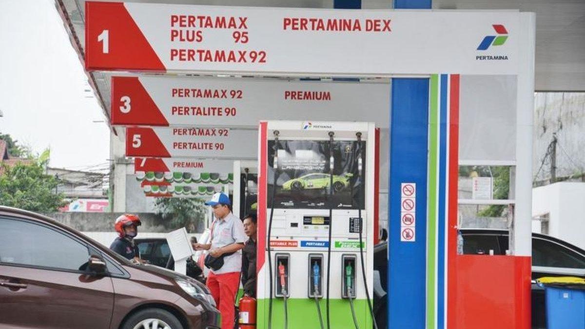 Ilustrasi SPBU Pertamina di Jakarta.