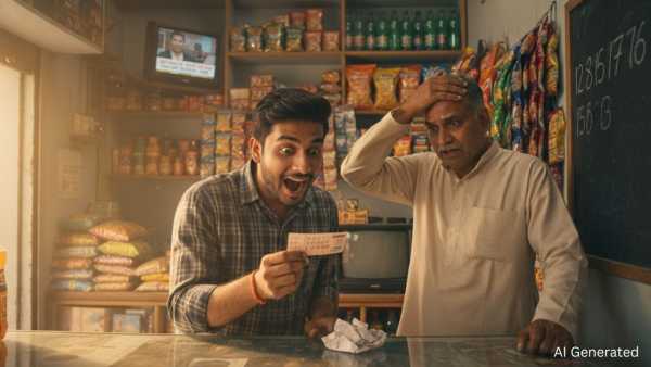 This is called luck! One mistake of the shopkeeper and the customer became a millionaire overnight