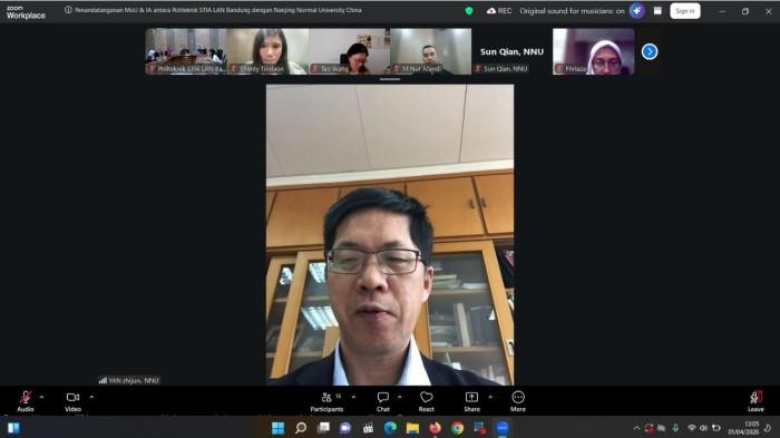 2KERJA SAMA - Politeknik STIA LAN Bandung resmi menjalin kerja sama internasional