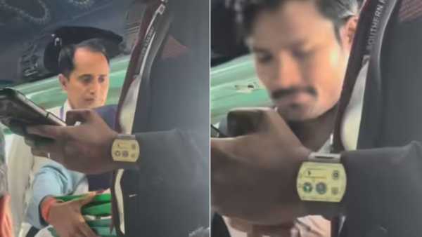 Viral Video: The passenger was surprised to see a watch worth 'crores' in the hands of TTE, the CID inside the guy woke up