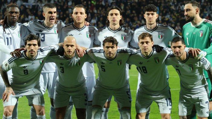 GAGAL LOLOS - Timnas Italia gagal lolos ke Piala Dunia 2026, seusai kalah adu penalti dari Bosnia Herzegovina, di Stadion Bilino Polje, Zenica, Rabu (1/4/2026).