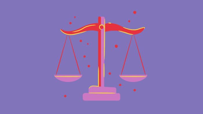 ILUSTRASI ZODIAK LIBRA - Lambang zodiak Libra yang dibuat di Canva pada Rabu (16/7/2025).