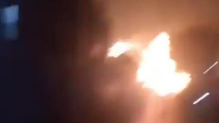 Ledakan di Bekasi Timur Regency, Kota Bekasi, Jawa Barat, Rabu (1/4/2026).