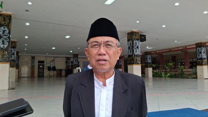 PIMPIN BAZNAS TARAKAN - H Syamsi Sarman, saat diwawancarai media, usai jadi khatib Salat Idul Fitri 2026 di SMAN 1 Tarakan, pada Jumat (20/3/2026). H Syamsi Sarman baru saja dilantik sebagai Ketua Baznas Tarakan yang baru. TRIBUNKALTARA.COM/ANDI PAUSIAH