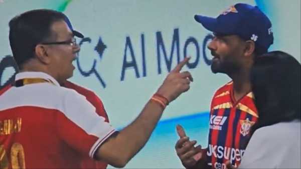 IPL 2026: Rishabh Pant giving clarification in front of Sanjeev Goenka? VIDEO went viral after LSG's defeat