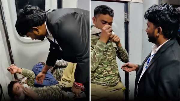 Viral Video: Indian soldiers were sleeping near the toilet of the train, then what the TTE did… after seeing it you will also say 'Jai Hind'!