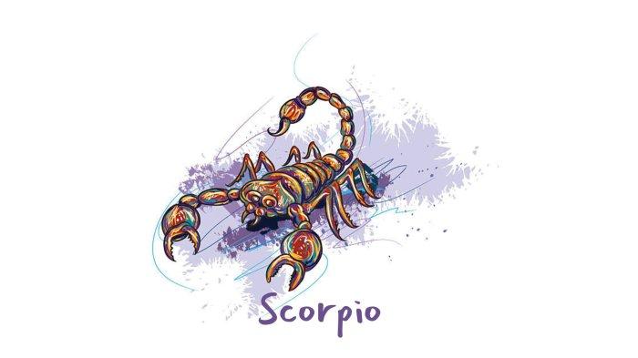 Ilustrasi lambang Zodiak Scorpio untuk ramalan besok, Rabu (24/1/2024).