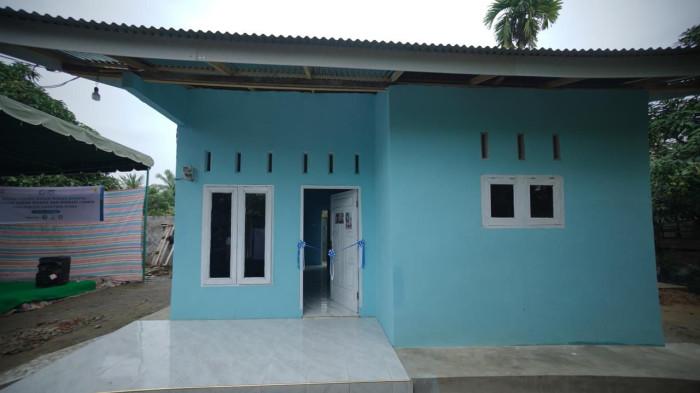 Rumah Pak Suranto setelah dilakukan proses bedah rumah.