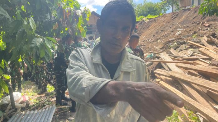 rumah Ronny terdampak