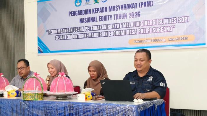 KOLABORASI - Universitas Terbuka (UT) Majene dan Universitas Sulawesi Barat (Unsulbar) berkolaborasi dalam program “Pengabdian Kepada Masyarakat (PKM) National Equity Tahun 2026