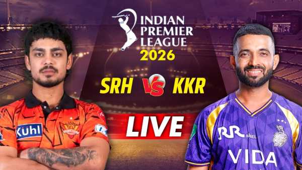 IPL 2026 SRH vs KKR Live Score: Kolkata or Hyderabad, whose victory will open the account, toss in some time