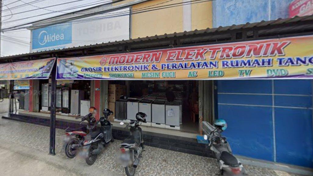 Foto Toko Modern Elektronik di Jl. Sultan Fatah No.95, Bogorame, Bintoro, Kecamatan Demak, Kabupaten Demak, Jawa Tengah 59511, yang diambil Google Maps pada Januari 2024.