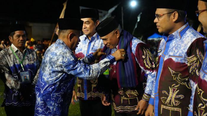 Penyambutan Bupati Kotabaru, Muhammad Rusli jelang pembukaan MTQN ke-56