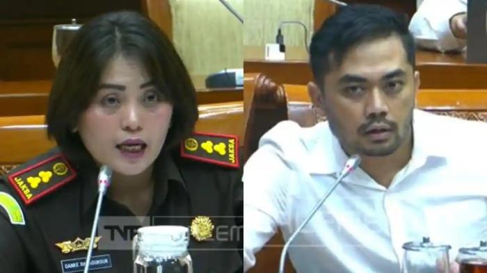 KASUS AMSAL SITEPU - Foto Danke Rajagukguk Kepala Kejaksaan Negeri (Kajari) Karo yang hadir di Rapat Dengar Pendapat (RDP) terkait kasus Amsal Sitepu, Kamis (2/4/2026).