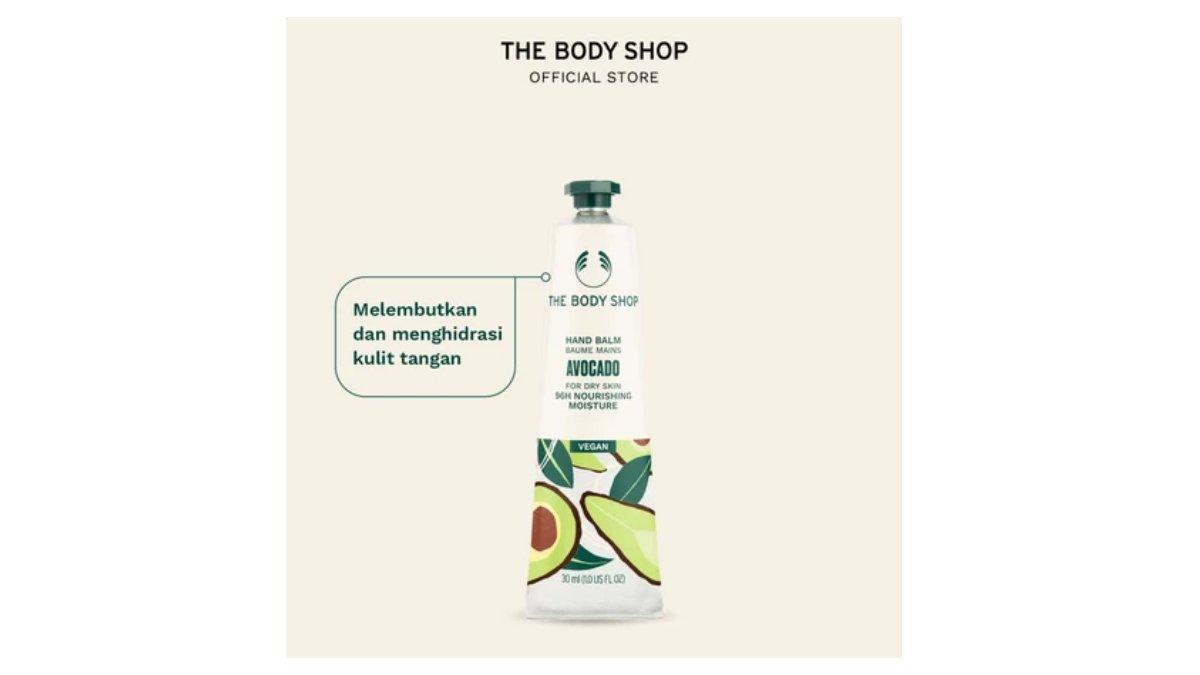Ilustrasi varian The Body Shop Avocado Hand Balm Hand Cream