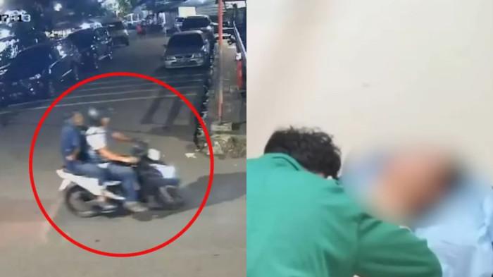 JEJAK PELAKU — Kolase foto dua terduga pelaku penyerangan air keras terhadap aktivis KontraS, Andrie Yunus, di Jalan Salemba I-Talang, Jakarta Pusat, Kamis (12/3/2026) malam (kiri), dan kondisi Andrie Yunus saat menjalani perawatan intensif di RSCM Jakarta (kanan). Pihak kepolisian merilis sembilan jejak krusial hasil penyelidikan sementara untuk memburu para pelaku.