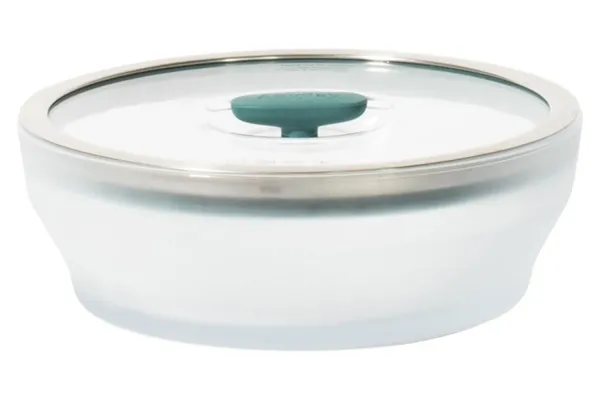 Anyday 7 Cup Microwave Cookware And Glass Container With Glass Lid