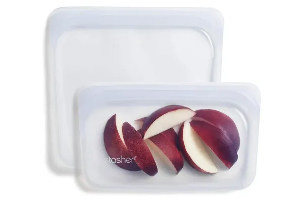 Amazon Stasher Premium Silicone Reusable Food Storage Bags